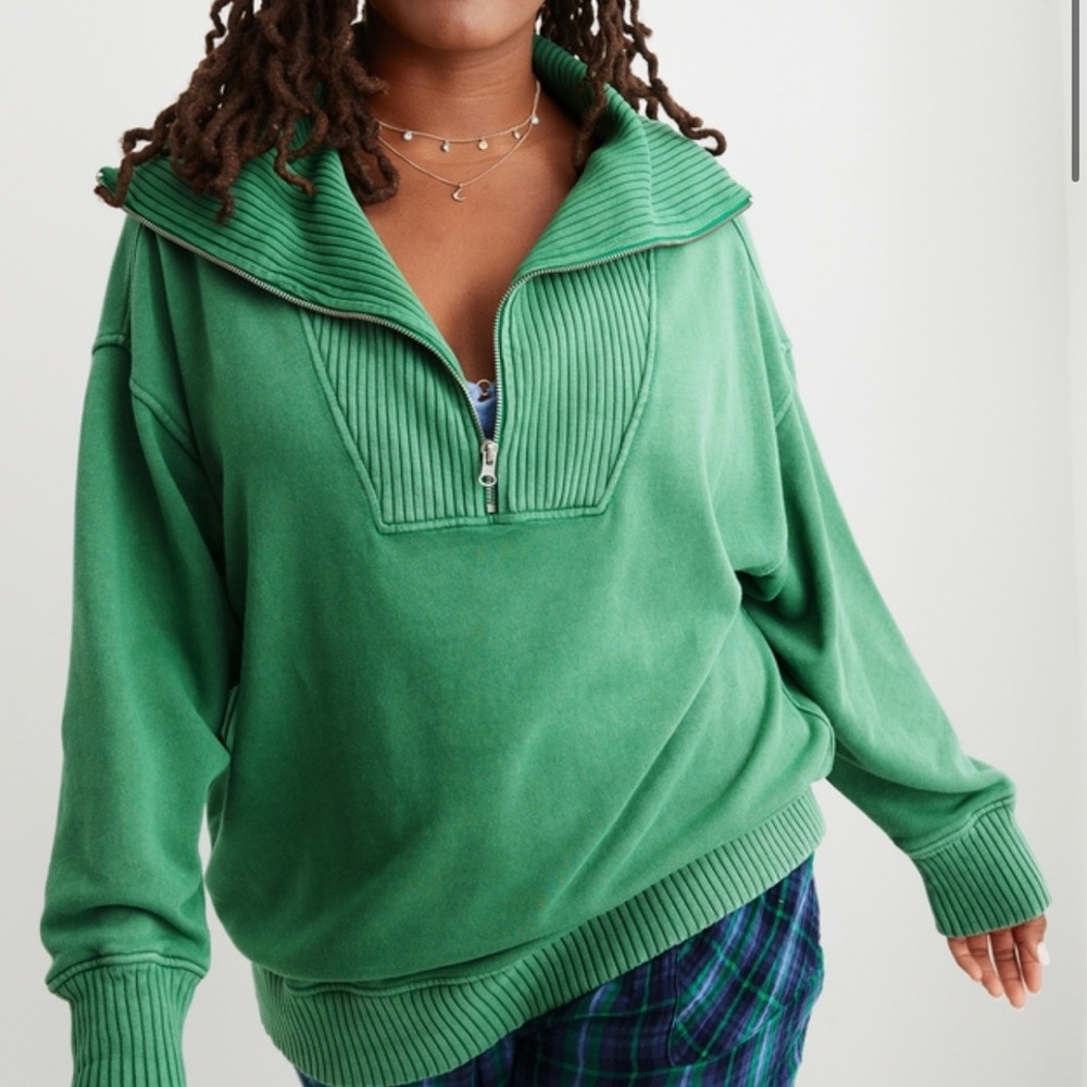 Aerie quarter zip sweater